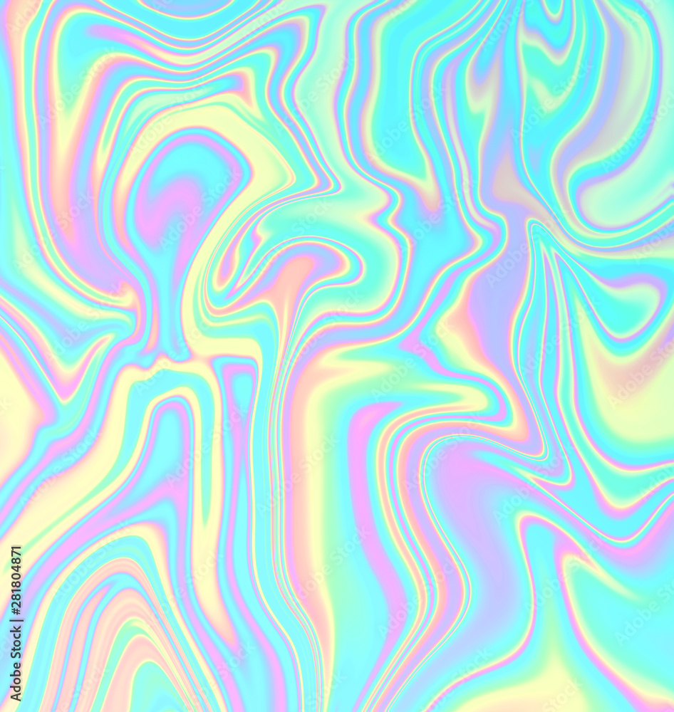 Abstract holographic iridescent background. Psychedelic colorful marble texture. Abstract holographic iridescent background. Psychedelic colorful marble texture.