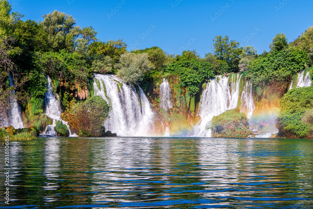 The Kravica Waterfall in Bosnia and Herzegovina