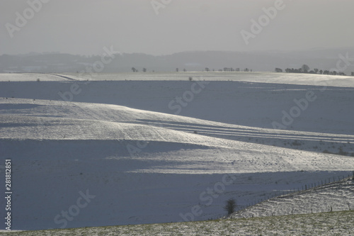 Winter snow in the Deverils area of Wiltshire © Melvin