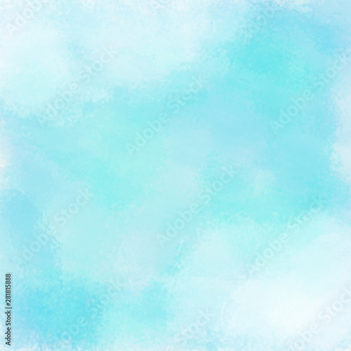 Abstract blue sky texture with clouds