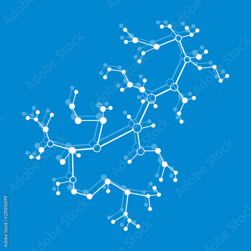 Structure of molecule and communication.