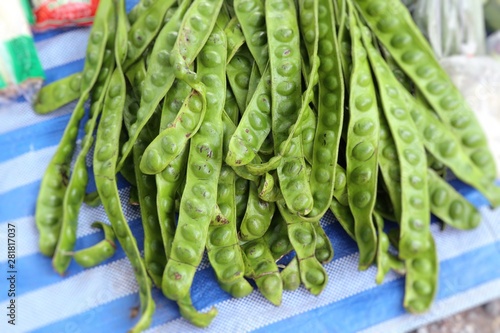 Bitter bean at the market
