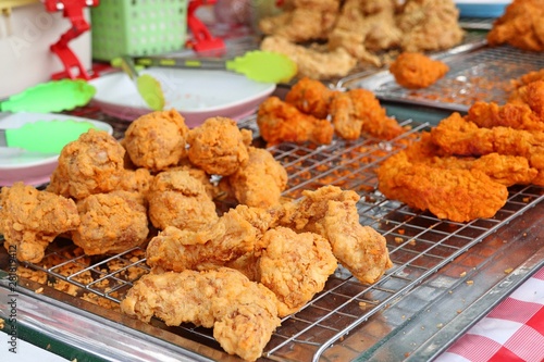 Fried chicken at street food