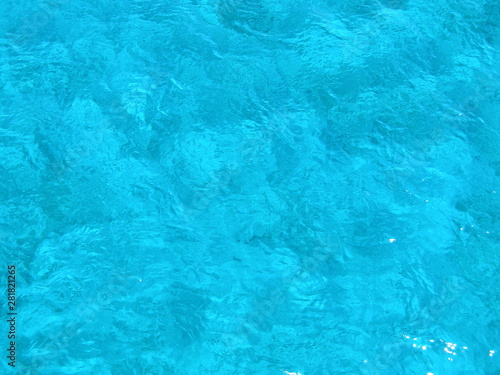 Water surface of sea, top view