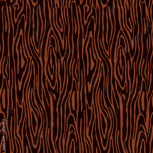 seamless pattern, tree texture in brown tones