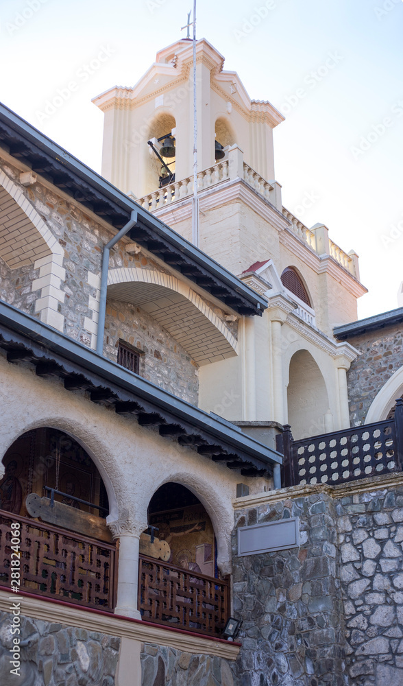 Kikos Mountain Monastery on the island of Cyprus