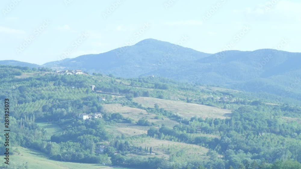 Mountains in remote Italy on a partly clouded day. Mountains in remote Italy on a partly clouded day.