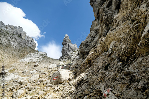 Blick auf die Felsnadel Frau Hitt