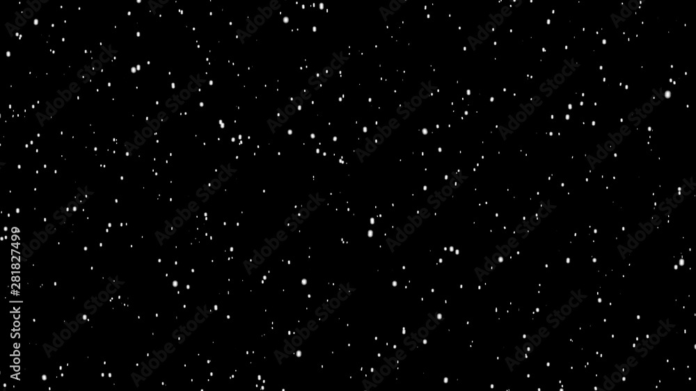 Realistic snow falling on black background. Flakes to down, Christmas animation. Stock Photo | Adobe Stock Realistic snow falling on black background. Flakes to down, Christmas animation. Stock Photo | Adobe Stock