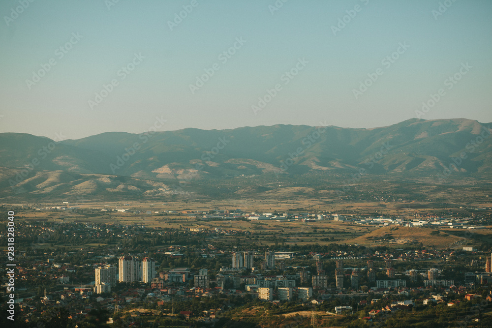 Panoramic View of Skopje