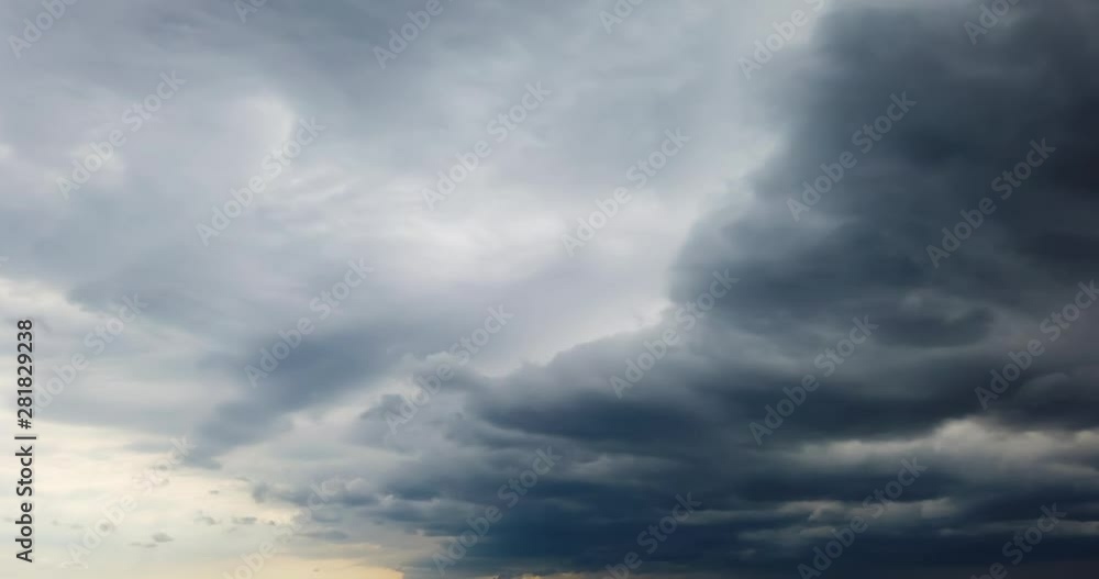 Timelapse of rainy sky with rain clouds and then beautiful weather came out. 4K time lapse clip Timelapse of rainy sky with rain clouds and then beautiful weather came out. 4K time lapse clip