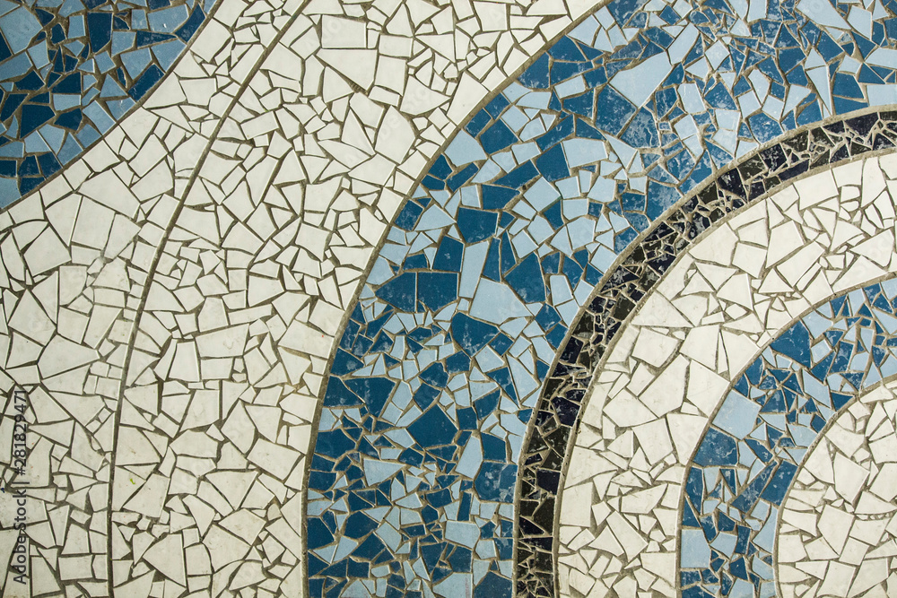 white and blue mosaic white and blue mosaic