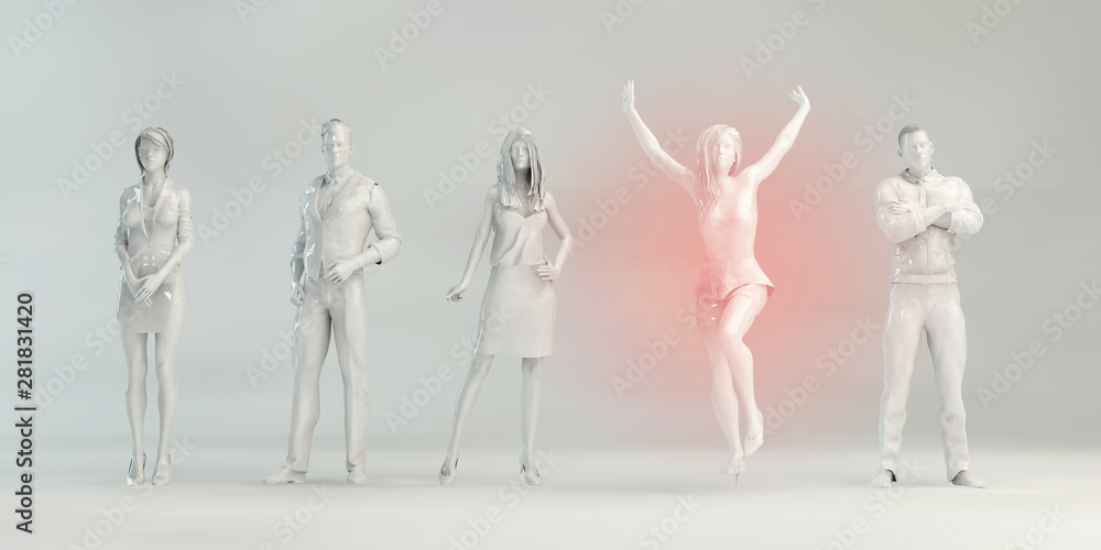 Obraz premium Special Candidate Hiring Recruitment