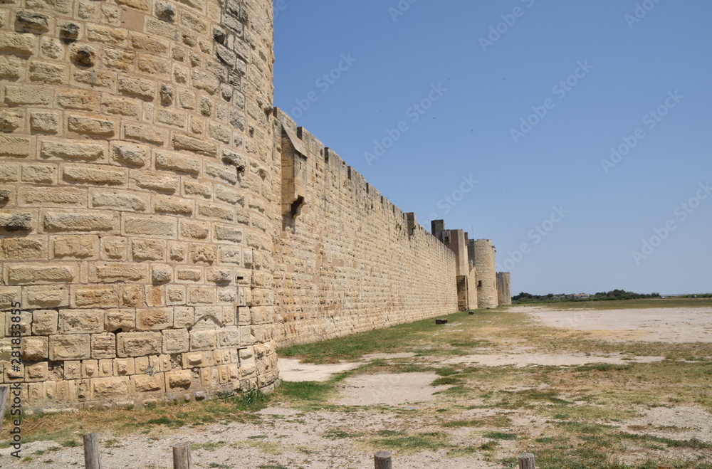 Medieval port Aigues Mortes, Camargue, Southern France