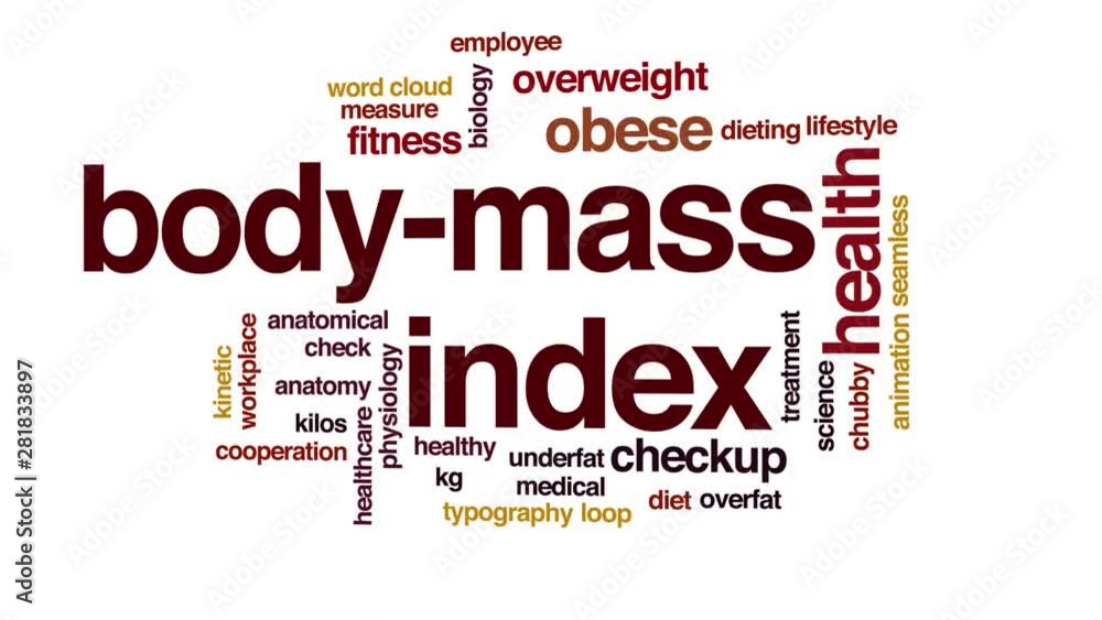 Body-mass index animated word cloud. Kinetic typography. Body-mass index animated word cloud. Kinetic typography.