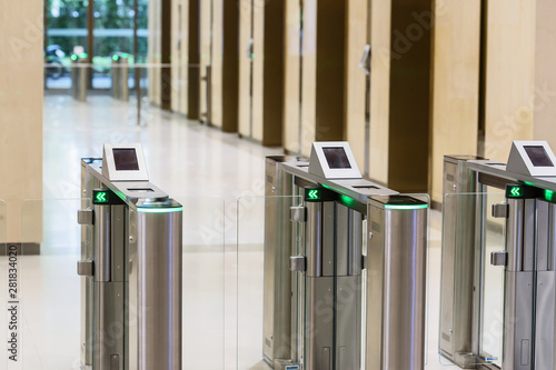 Electronic Entrance gate card.