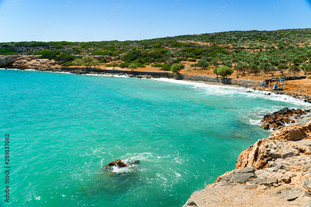 View at the Sea, Spinalonga Crete Greece