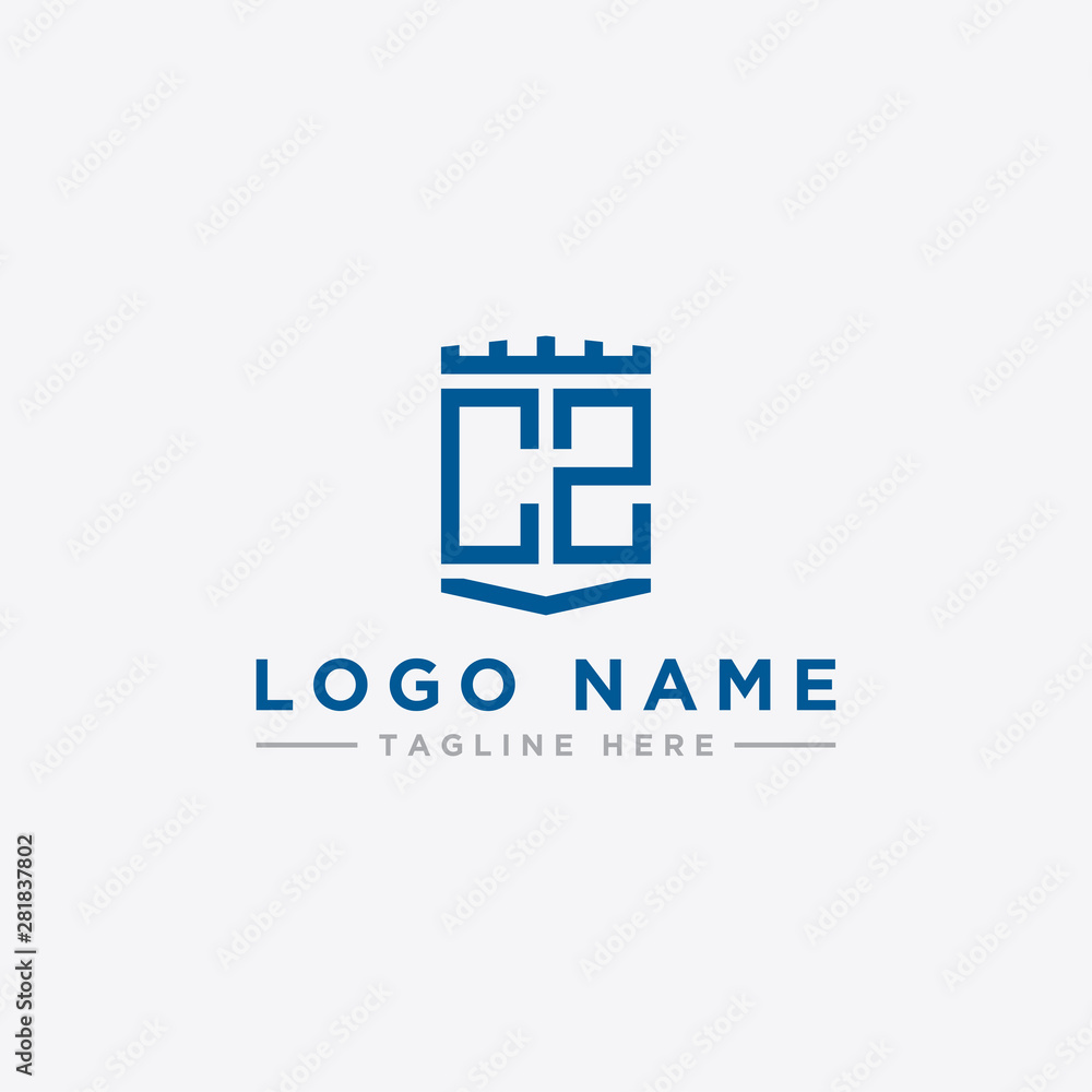 logo design inspiration for companies from the initial letters CZ logo icon. -Vector logo design inspiration for companies from the initial letters CZ logo icon. -Vector