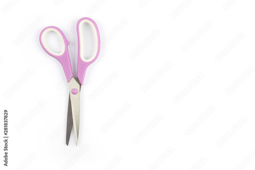 Indian Made Scissors with Pink Finger Rings Indian Made Scissors with Pink Finger Rings