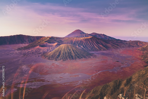 Mount Bromo volcano, in East Java, Indonesia.