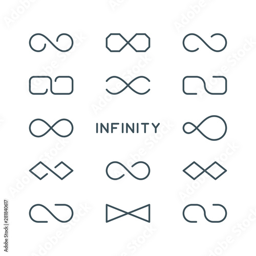 thin line infinity symbol photo