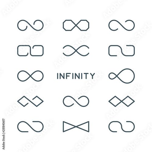thin line infinity symbol