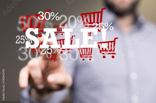 shopping online digital concept in hand