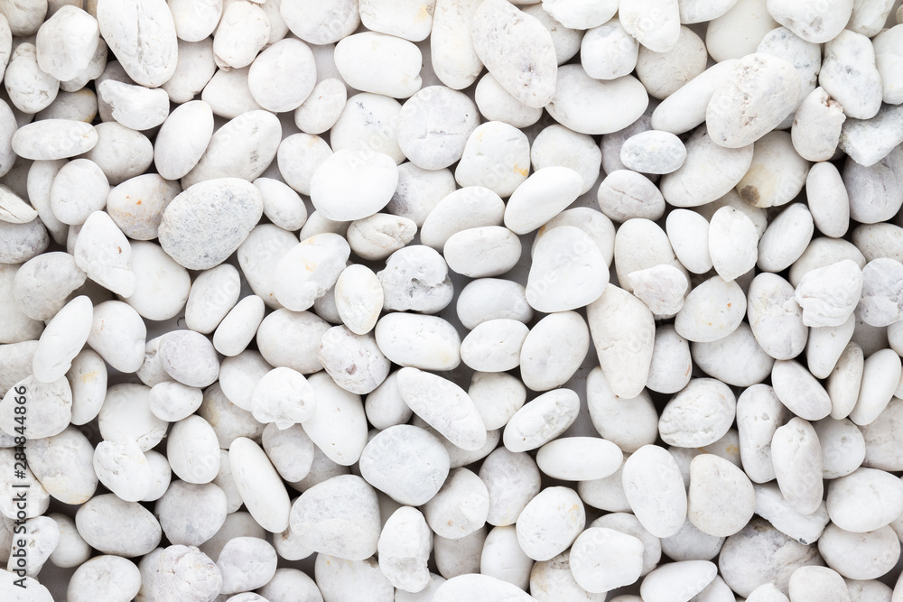 White pebbles stone texture and background White pebbles stone texture and background