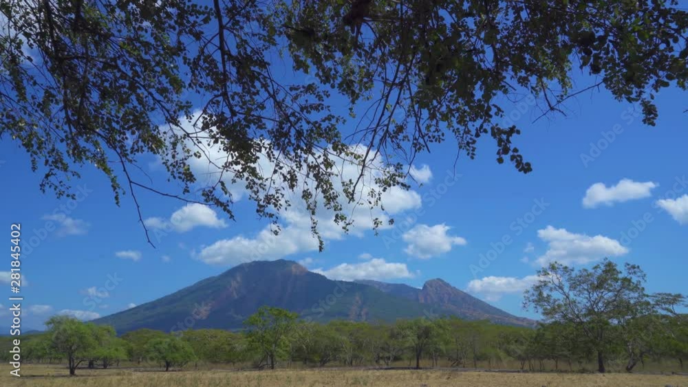 Beautiful landscape of Baluran National Park with Bekol Savanna and Mount Baluran, East Java, Indonesia. Shot in 4k resolution Beautiful landscape of Baluran National Park with Bekol Savanna and Mount Baluran, East Java, Indonesia. Shot in 4k resolution