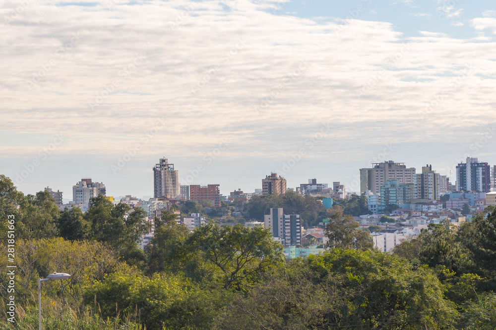 Obraz premium Sunrise in the city of Santa Maria, Brazil 01.jpg