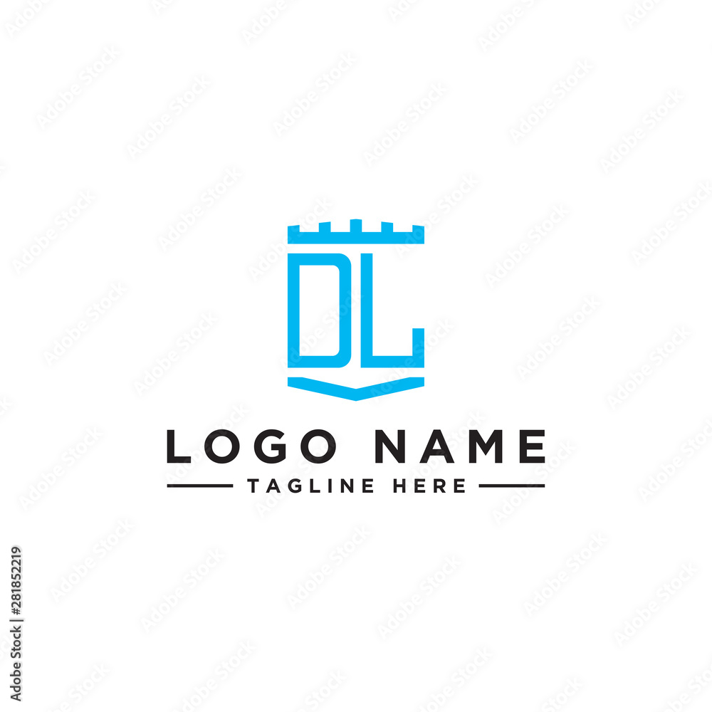 Inspiring logo designs for companies from initial letters to the DL logo icon. -Vector Inspiring logo designs for companies from initial letters to the DL logo icon. -Vector