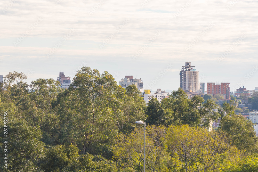Obraz premium Sunrise in the city of Santa Maria, Brazil 07.jpg