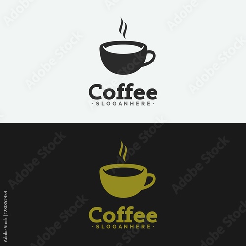 vintage coffee logo and badge