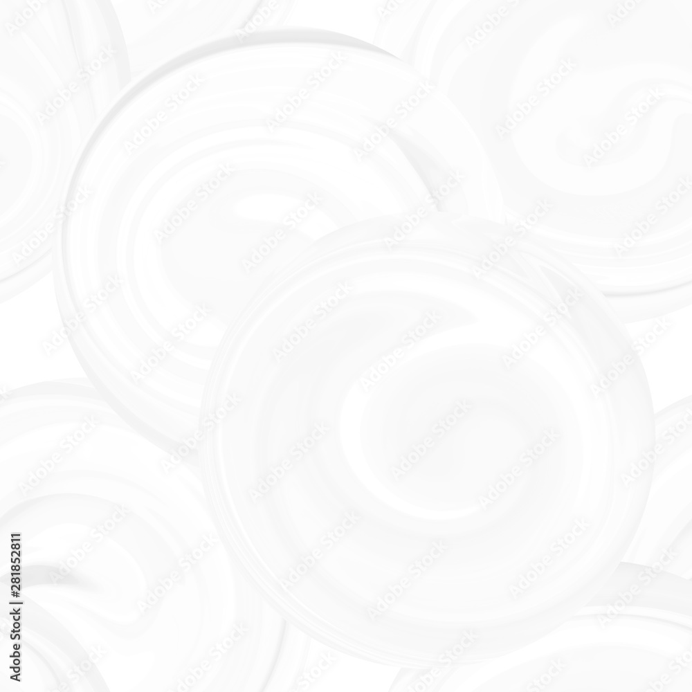 Pattern with white spirals, beautiful wallpapers for weddings.Texture 3 d background with abstract circles of different sizes, seamless pattern with waves. Pattern with white spirals, beautiful wallpapers for weddings.Texture 3 d background with abstract circles of different sizes, seamless pattern with waves.