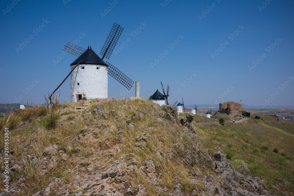 Castilla-La Mancha and it's windmills made famous by Don Quixote.