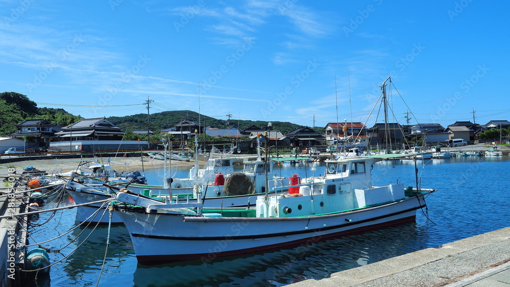 Obraz premium 島戸漁港(角島近く)1