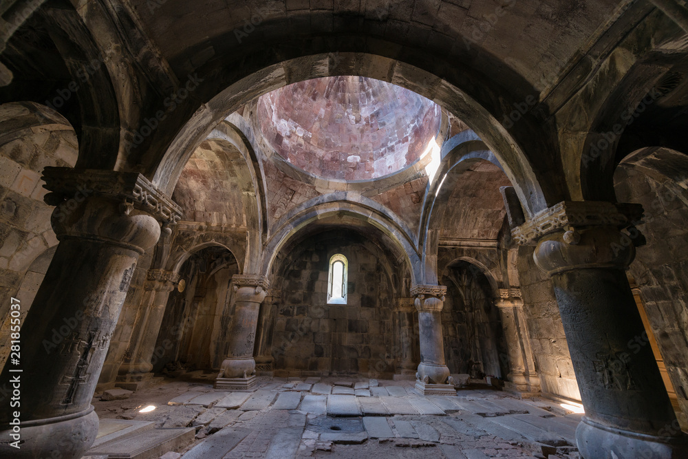 Sanahin monastery (St. Astvatsatsin (the Mother of God)) complex was built in the 10th – 13th centuries. It served as the educational center of medieval Armenia.