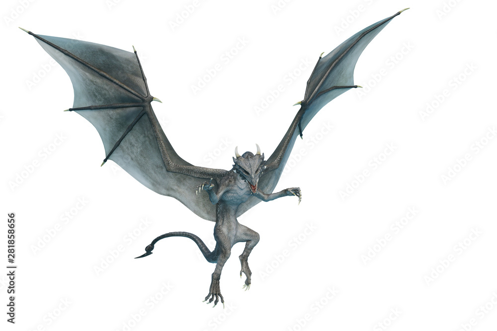 Fototapeta premium dragon is hunting down