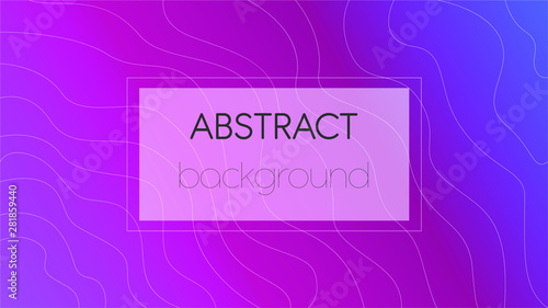 Abstract background with modern fluid elements, vector trendy design.