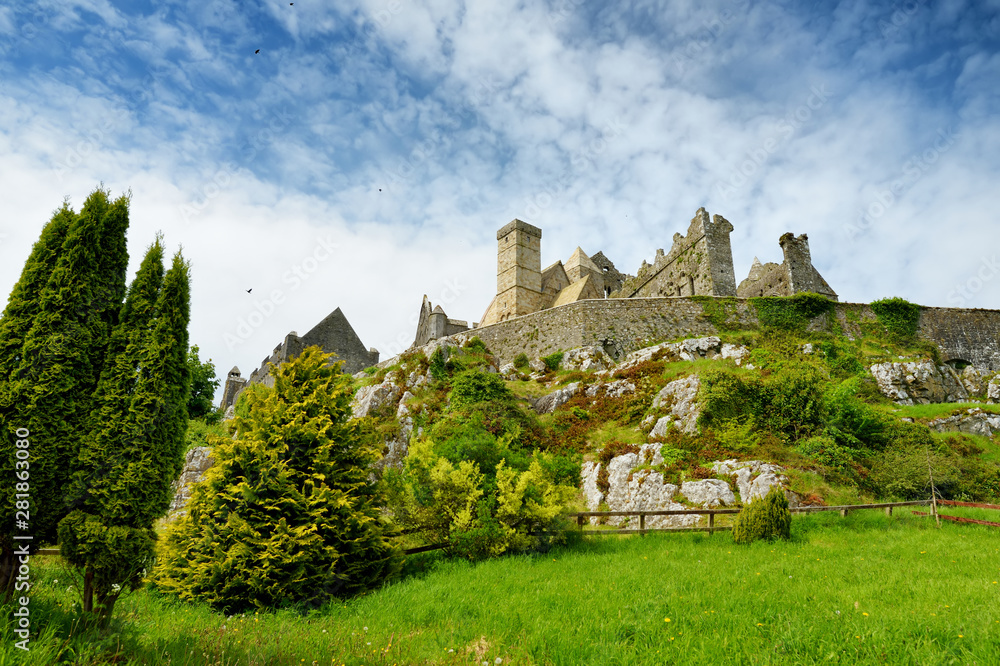 The Rock of Cashel, also known as Cashel of the Kings and St. Patrick's Rock, a historic site located at Cashel, County Tipperary.