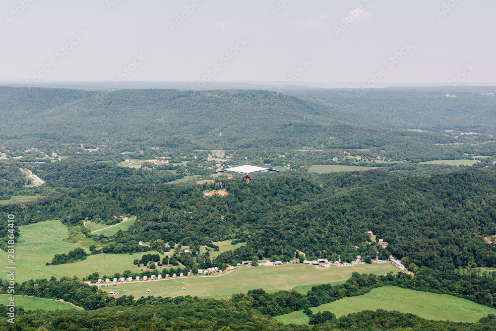 Fototapeta premium Hang Gliding Chattanooga Tennessee