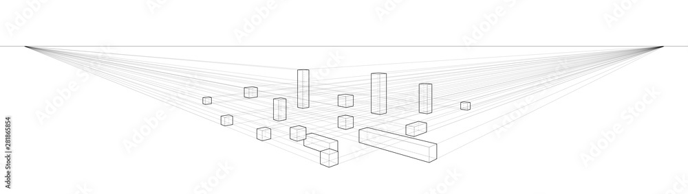 Two Point Perspective Drawing Tutorial Two Point Perspective Drawing Tutorial