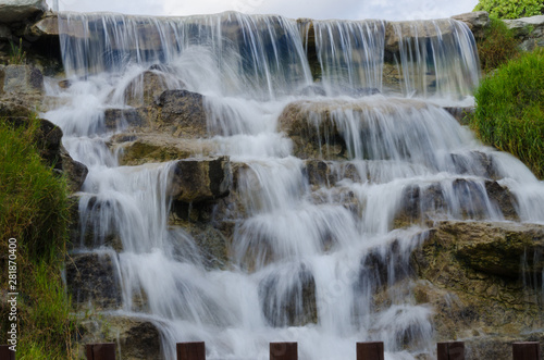 dettaglio di una cascata meravigliosa 