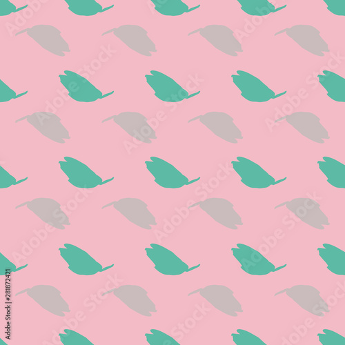 leaf seamless repeat pattern design
