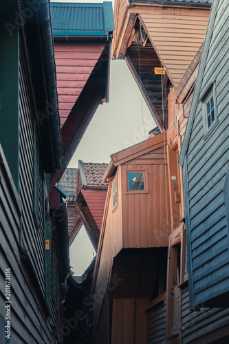 Wooden colored walls