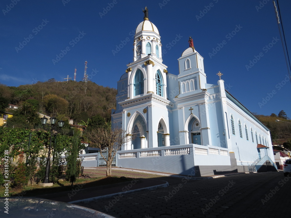 São Bento do Sapucaí - São Paulo - Brasil - September 01 2014 - igreja matriz