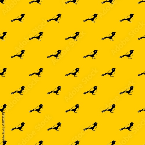 Wallpaper Mural Bird pattern seamless vector repeat geometric yellow for any design Torontodigital.ca