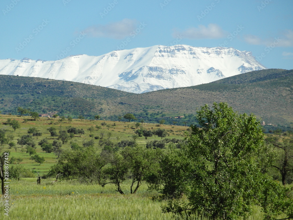 Landscapes of the Demnate region (southern Morocco)