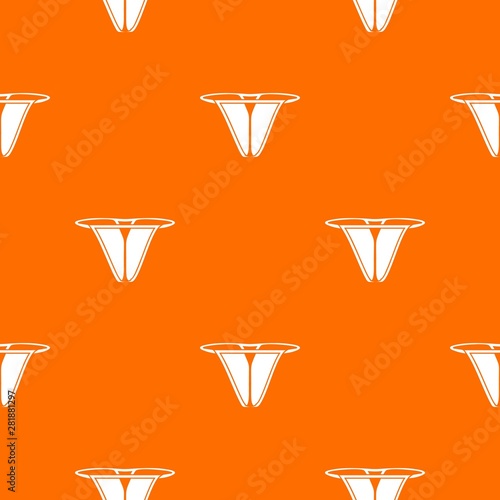 Modern bikini pattern vector orange for any web design best