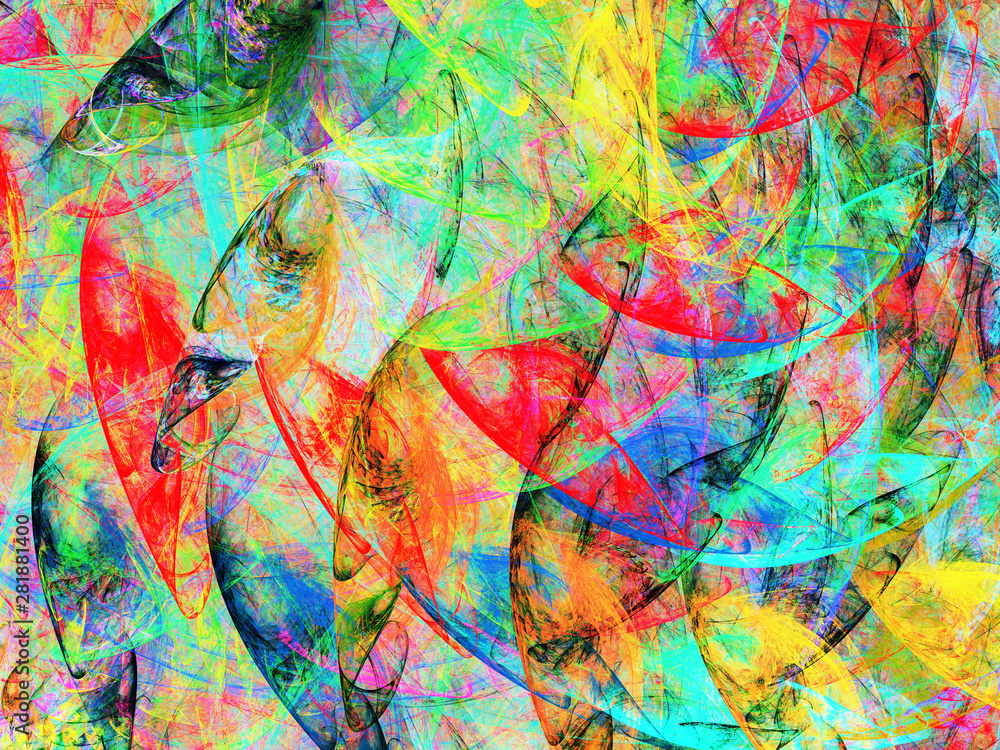 abstract chaotic fractal background 3D rendering illustration abstract chaotic fractal background 3D rendering illustration